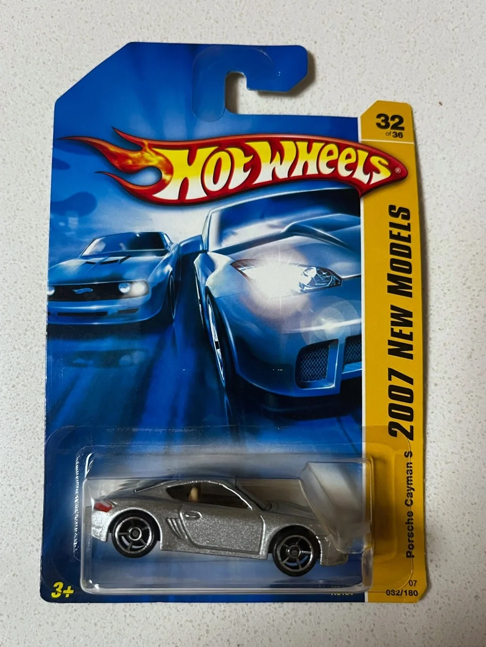 Hot Wheels Porsche Cayman S 2007 New Models Metal Flake Silver NIB
